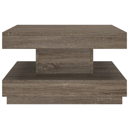 Soffbord grå 60x60x35 cm MDF