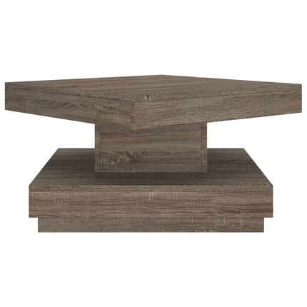 Soffbord grå 60x60x35 cm MDF