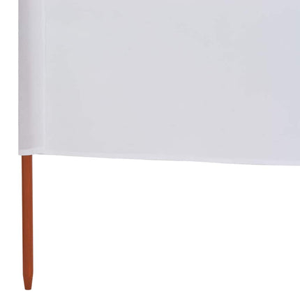 Vindskydd 5 paneler tyg 600x80 cm sandvit