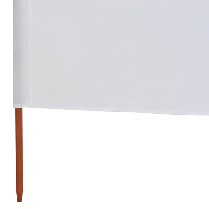 Vindskydd 9 paneler tyg 1200x160 cm sandvit