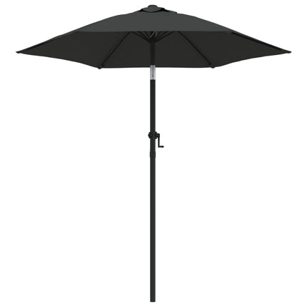 Parasoll antracit 200x224 cm aluminium