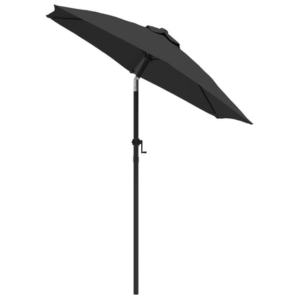 Parasoll antracit 200x224 cm aluminium