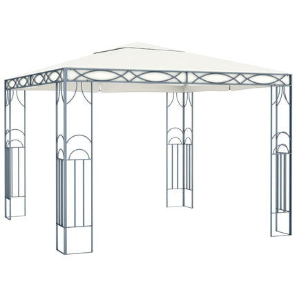 Paviljong 300x300 cm gräddvit