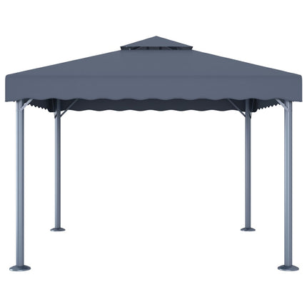 Paviljong 300x300 cm antracit aluminium