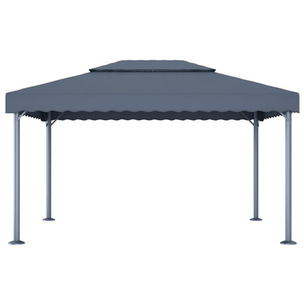 Paviljong 400x300 cm antracit aluminium