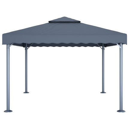 Paviljong 400x300 cm antracit aluminium