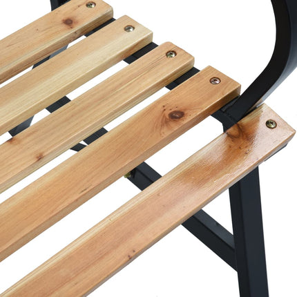 Trädgårdsbänk 120 cm trä