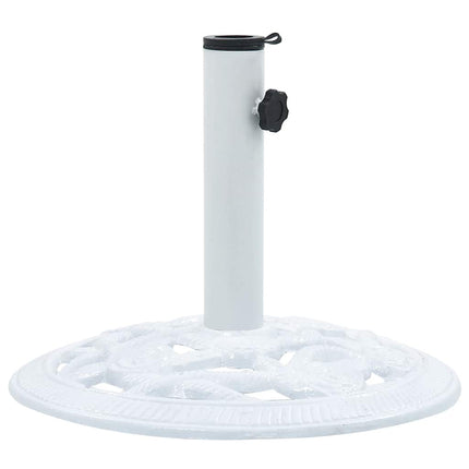 Parasollfot vit 9 kg 40 cm gjutjärn