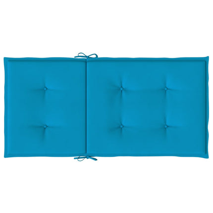 Stolsdynor 4 st blå 100x50x3 cm oxfordtyg
