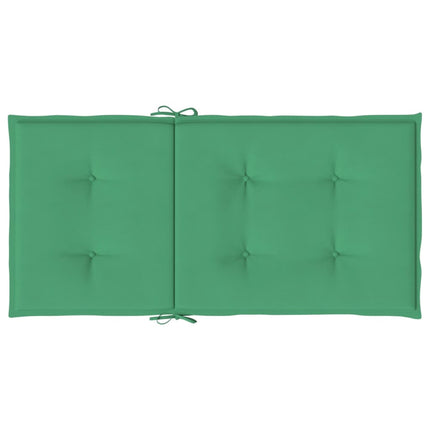 Stolsdynor 4 st grön 100x50x3 cm oxfordtyg