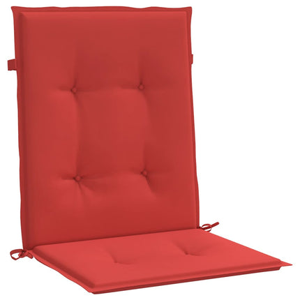 Stolsdynor 4 st röd 100x50x3 cm oxfordtyg