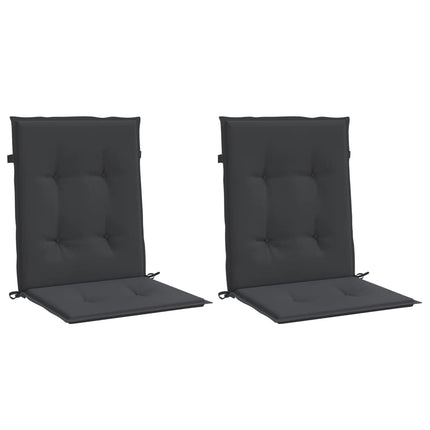 Stolsdynor 2 st svart 100x50x3 cm oxfordtyg
