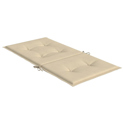 Stolsdynor 4 st beige 100x50x3 cm oxfordtyg