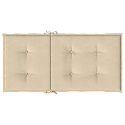 Stolsdynor 4 st beige 100x50x3 cm oxfordtyg
