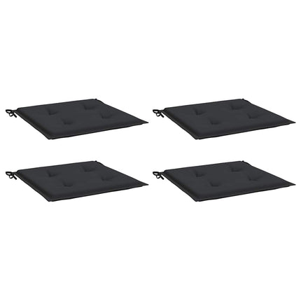 Stolsdynor 4 st svart 40x40x4 cm oxfordtyg