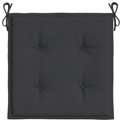 Stolsdynor 4 st svart 40x40x4 cm oxfordtyg