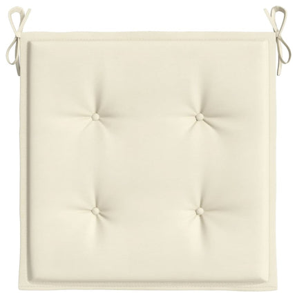 Stolsdynor 2 st gräddvit 50x50x4 cm oxfordtyg