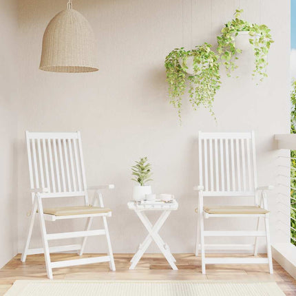Stolsdynor 2 st beige 50x50x4 cm oxfordtyg