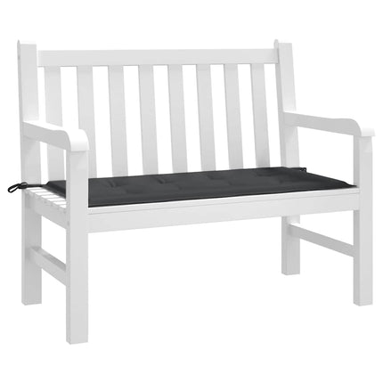 Bänkdyna för trädgården svart 120x50x4 cm oxfordtyg