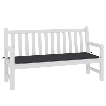 Bänkdyna för trädgården svart 150x50x4 cm oxfordtyg