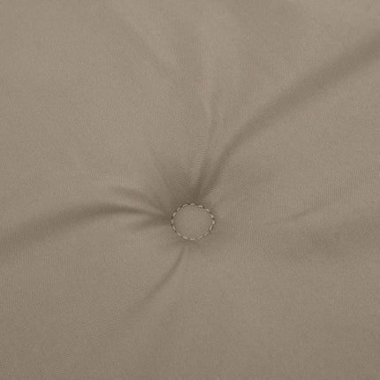 Bänkdyna för trädgården taupe 100x50x4 cm oxfordtyg