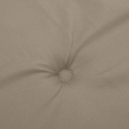 Bänkdyna för trädgården taupe 120x50x4 cm oxfordtyg