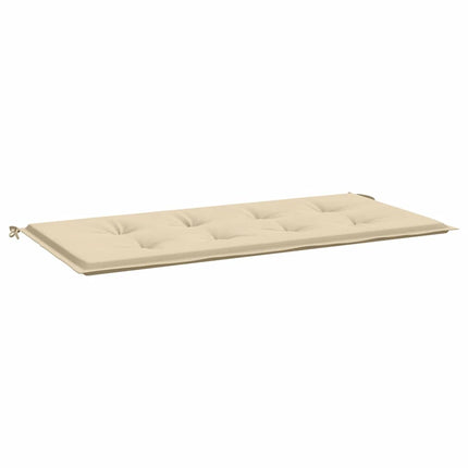 Bänkdyna för trädgården taupe 120x50x4 cm oxfordtyg
