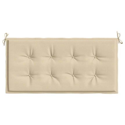 Bänkdyna för trädgården taupe 120x50x4 cm oxfordtyg