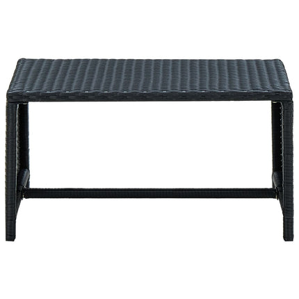 Soffbord svart 70x40x38 cm konstrotting