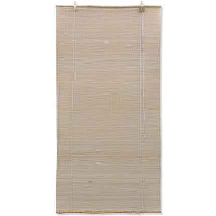 Rullgardin naturlig bambu 4 st 120x160 cm