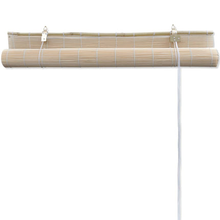 Rullgardin naturlig bambu 4 st 120x160 cm