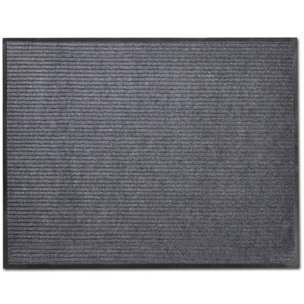 Dörrmatta 2 st PVC grå 90x60 cm