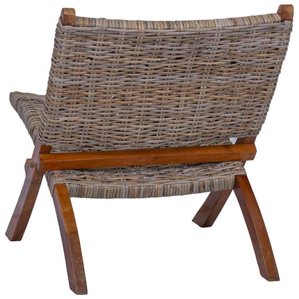 Vilstol naturlig kubu-rotting och massiv mahogny