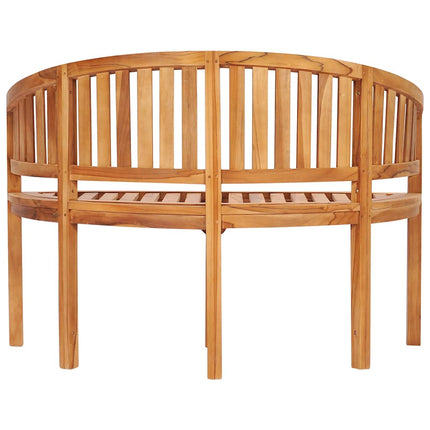 Bananbänk 120 cm massiv teak