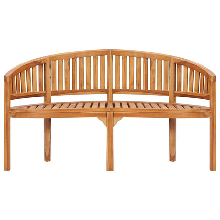 Bananbänk 151 cm massiv teak