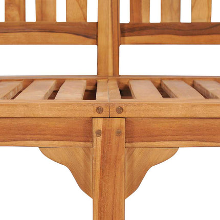 Bananbänk 151 cm massiv teak