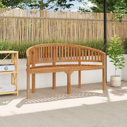 Bananbänk 151 cm massiv teak