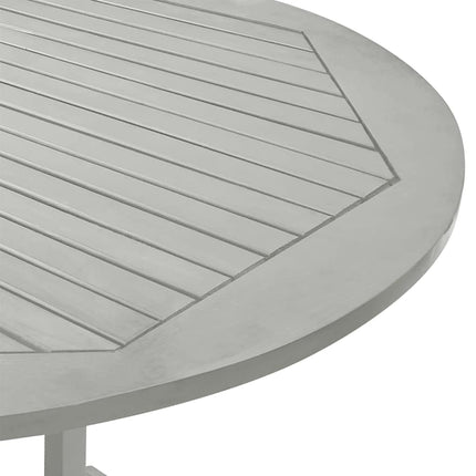 Trädgårdsbord grå 200x100x75 cm massivt akaciaträ
