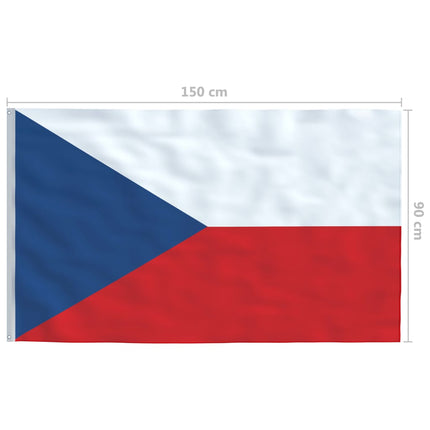 Tjeckiens flagga 90x150 cm