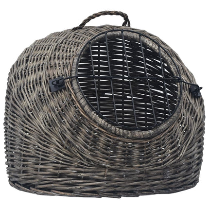Kattbur grå 45x35x35 cm naturlig pil