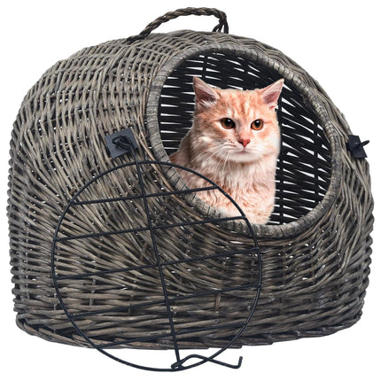 Kattbur grå 60x45x45 cm naturlig pil