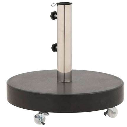 Parasollfot granit 30 kg rund svart