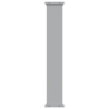 Infällbar sidomarkis 80x300 cm svart