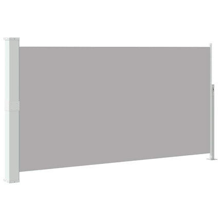 Infällbar sidomarkis 170x300 cm grå