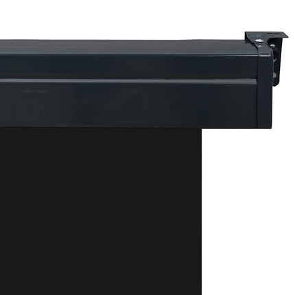 Balkongmarkis 65x250 cm svart