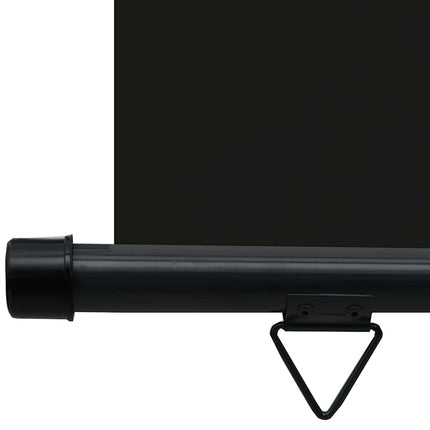 Balkongmarkis 65x250 cm svart