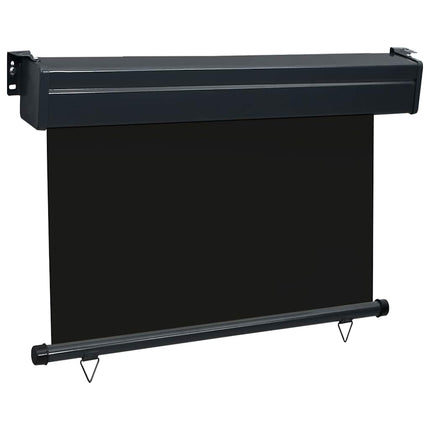 Balkongmarkis 85x250 cm svart