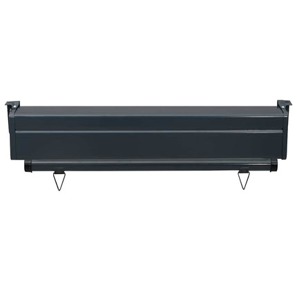 Balkongmarkis 85x250 cm svart