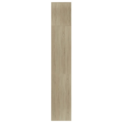 Bokhylla/TV-bänk 3 delar set sonoma-ek 180x30x180 cm