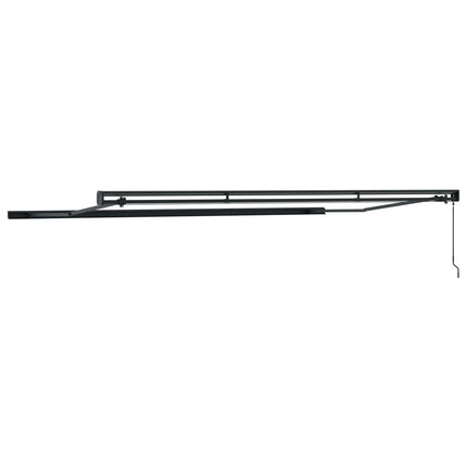 Manuell Markisram 5 x 3 m Antracit Pulverlackerad aluminium